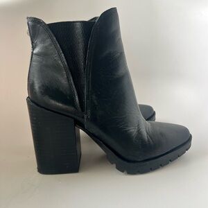 Sam Edelman Black Heeled Ankle Boots